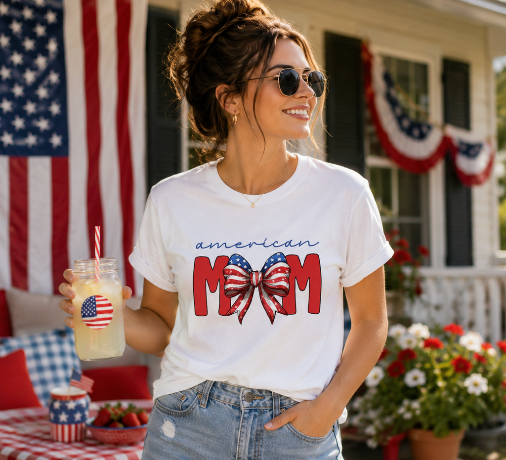 American Mom Graphic Women's T-Shirt