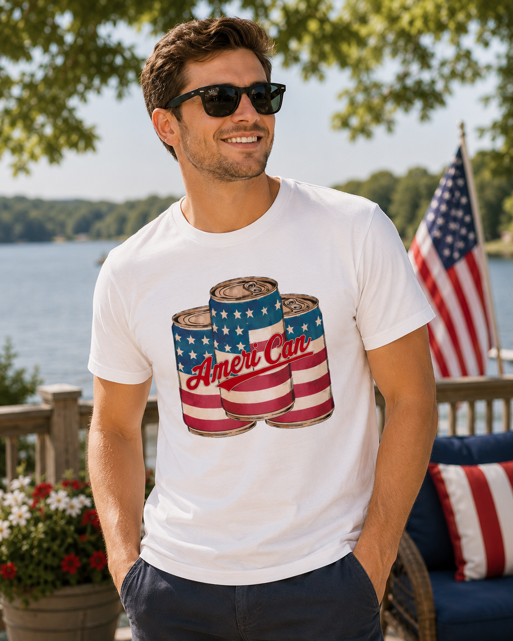 AmeriCAN Graphic Unisex T-Shirt
