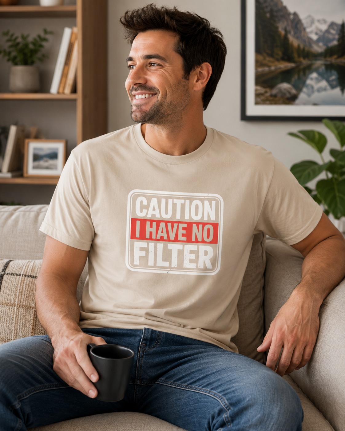 No Filter Graphic Unisex T-Shirt