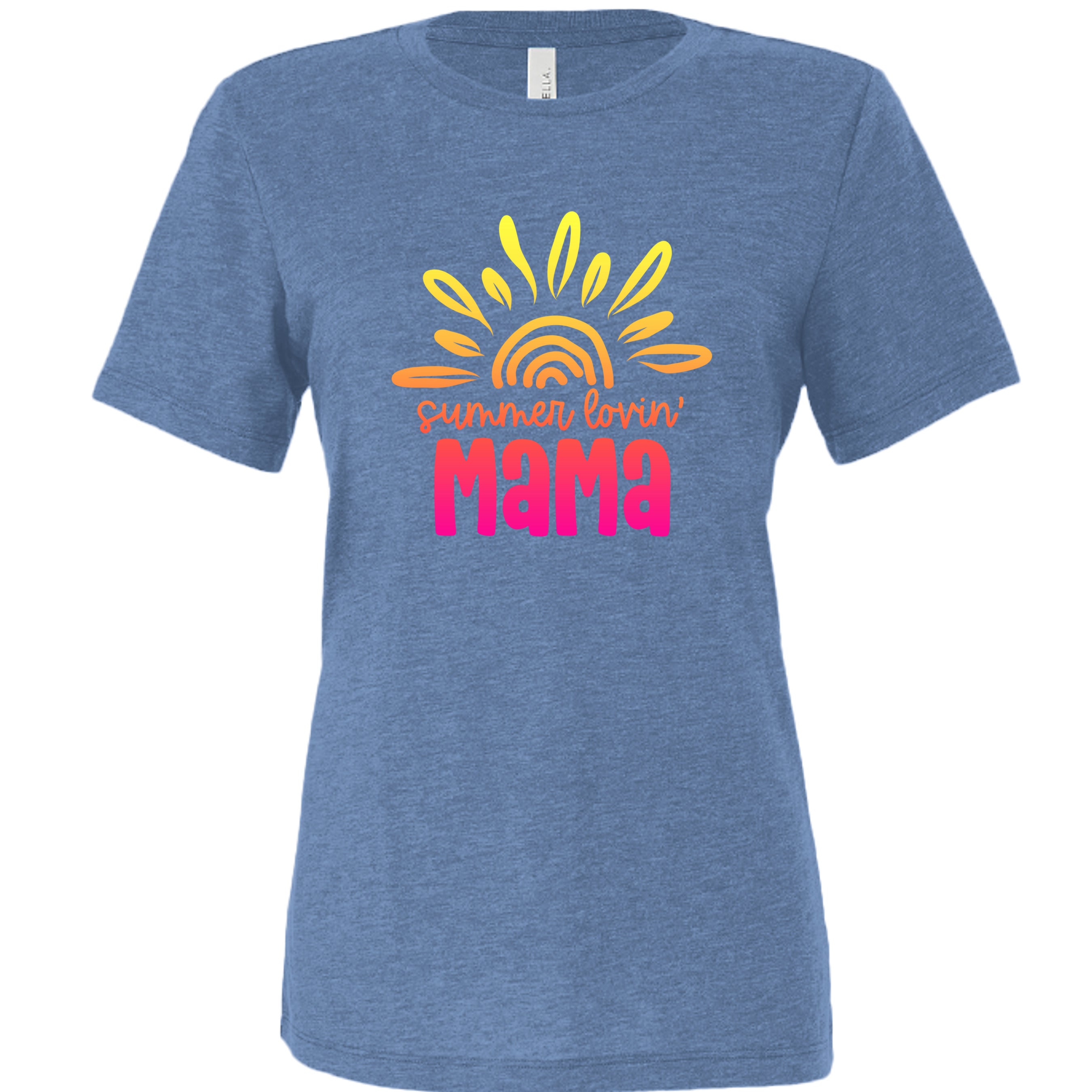 Blue Triblend - 6413 - FRONT